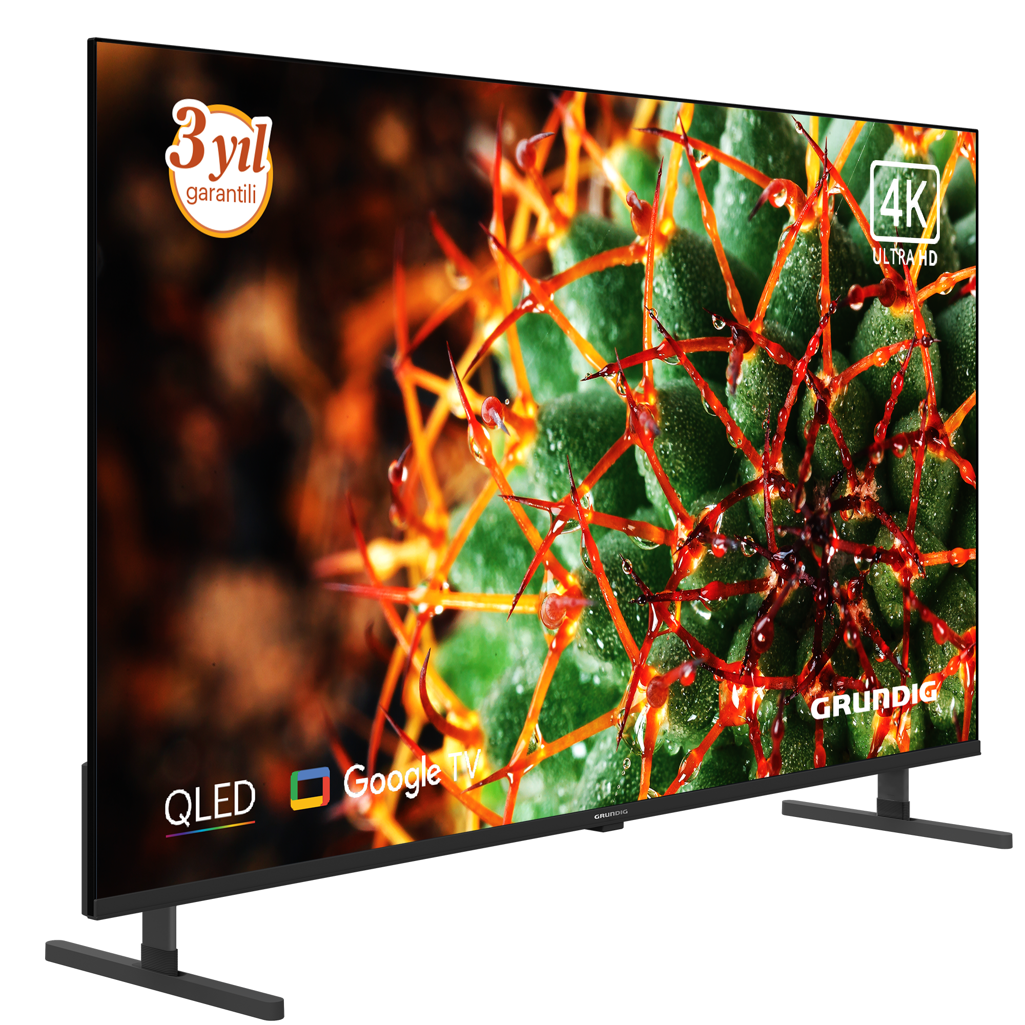 55 inch Grundig Google QLed TV 60Hz / 55GRD-GY7T00 (55 GQ 700A)