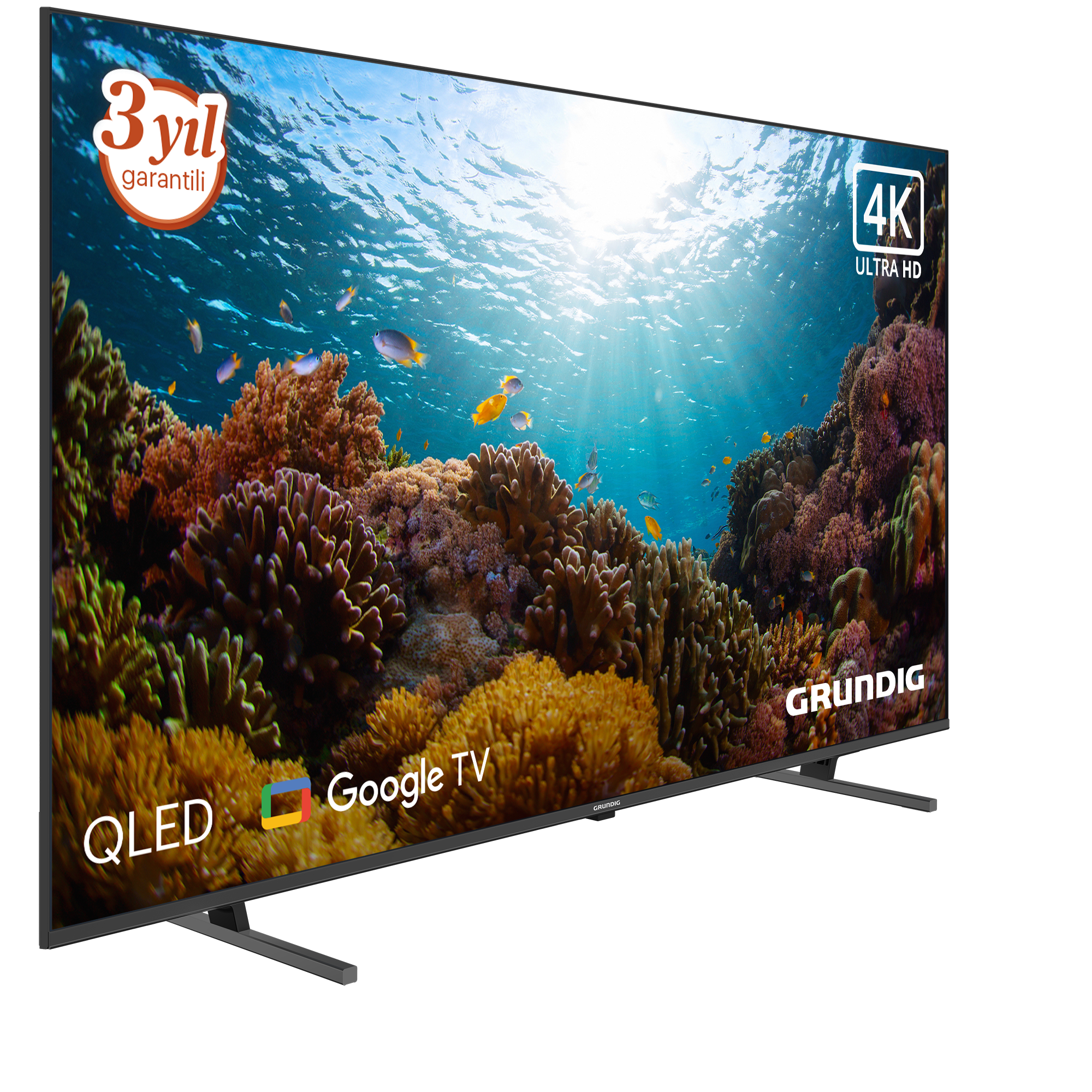 75 inch Grundig Google QLed TV / 75GRD-FC4T00 (75 GJQ 9200)