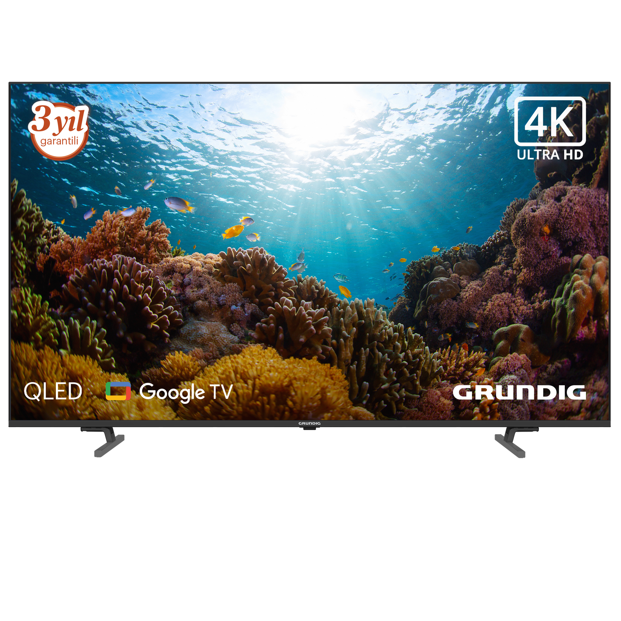 75 inch Grundig Google QLed TV / 75GRD-FC4T00 (75 GJQ 9200)
