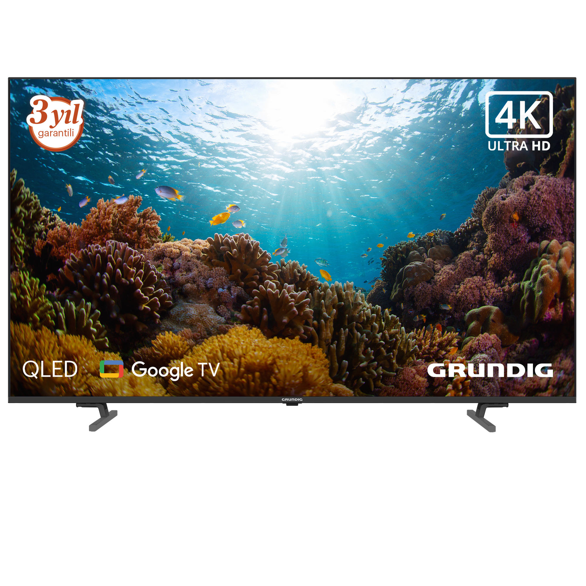 65 inch Grundig Google QLed TV / 65GRD-FC3T00 (65 GJQ 9200)