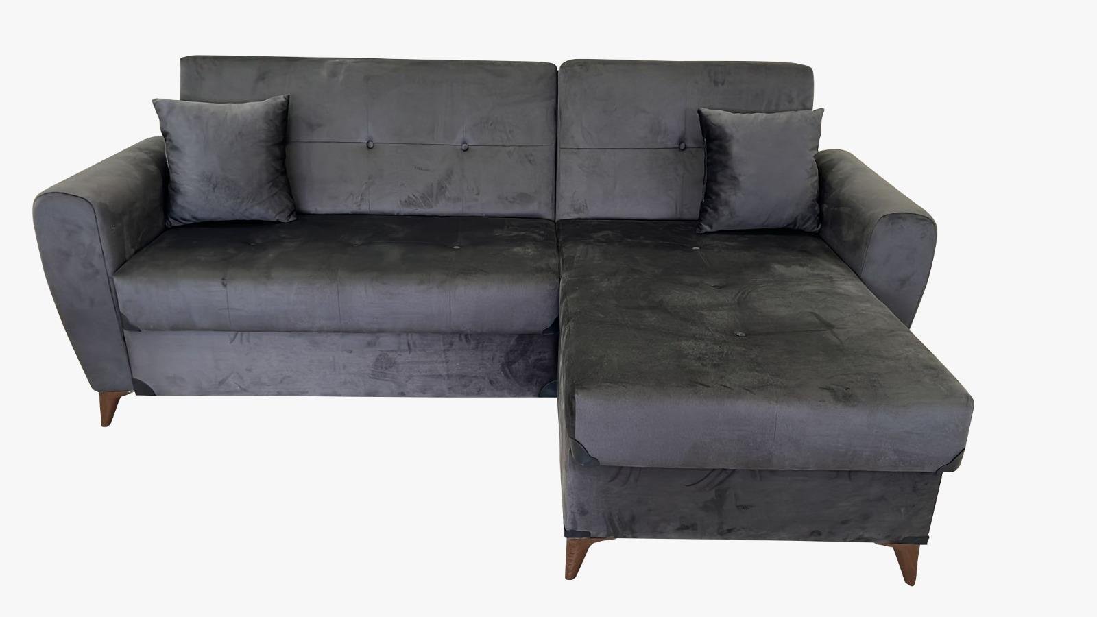 Linda İkili Köşe Koltuk Antrasit JAG 51