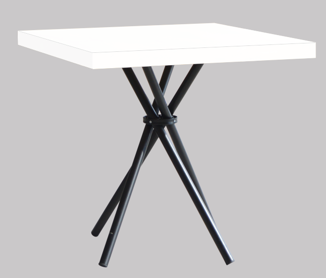 Mia Yemek Masası Cross Ayak 80x80x75cm