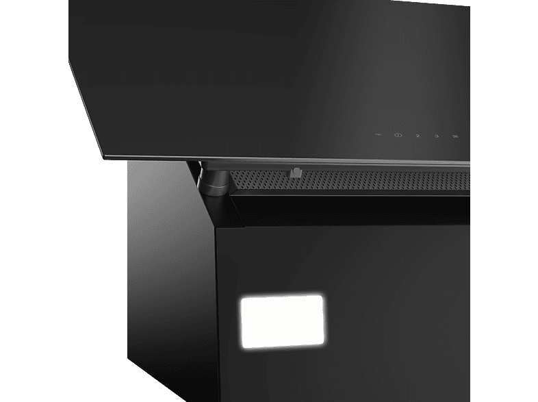 GDSP 2474 BB Grundig Siyah Y Tipi Cam Davlumbaz