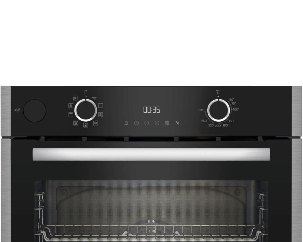 GEBD 12302B Grundig Ankastre Siyah Cam Fırın