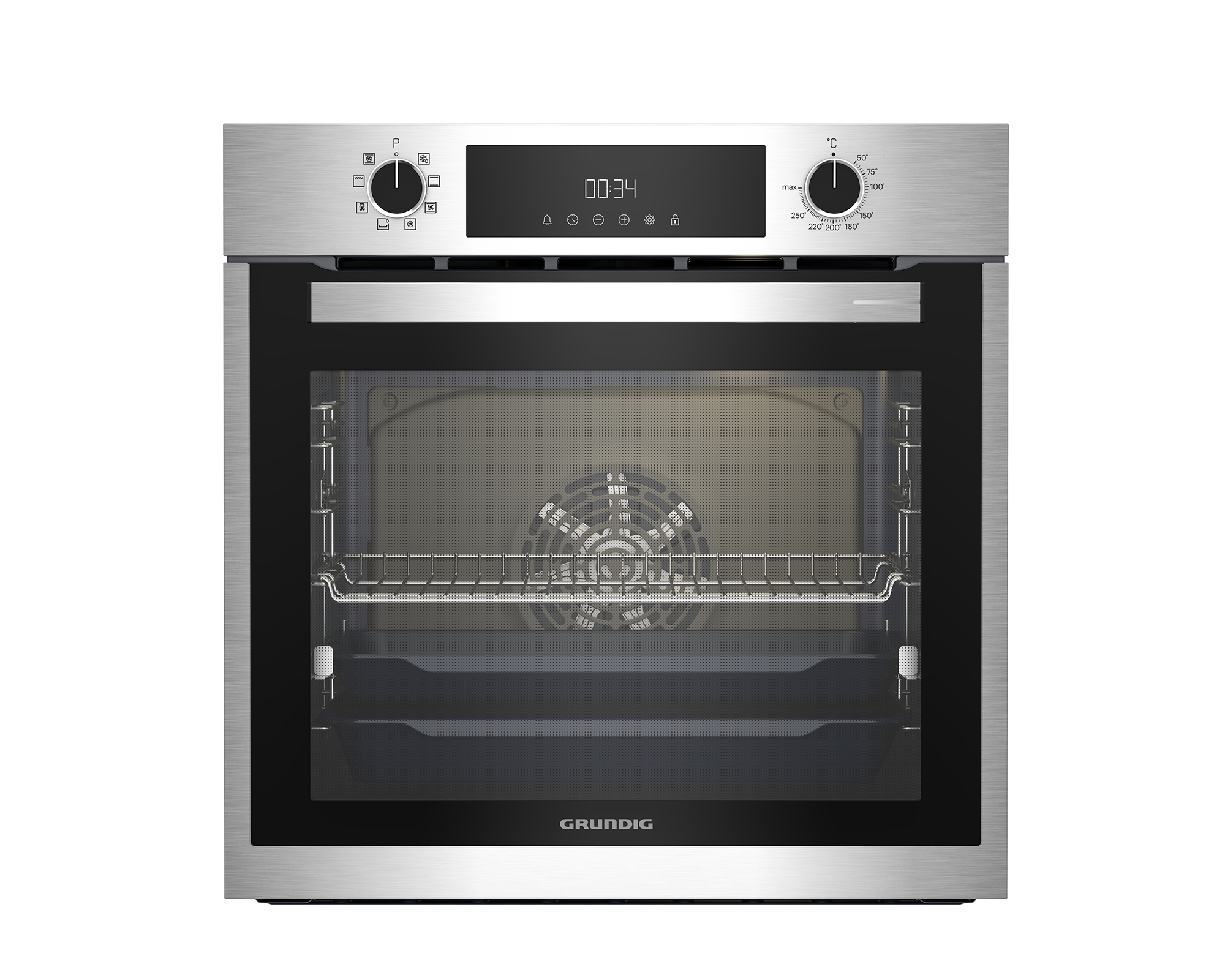 GEBM 11300 XC Grundig Ankastre Inox HotAero Pro Fırın