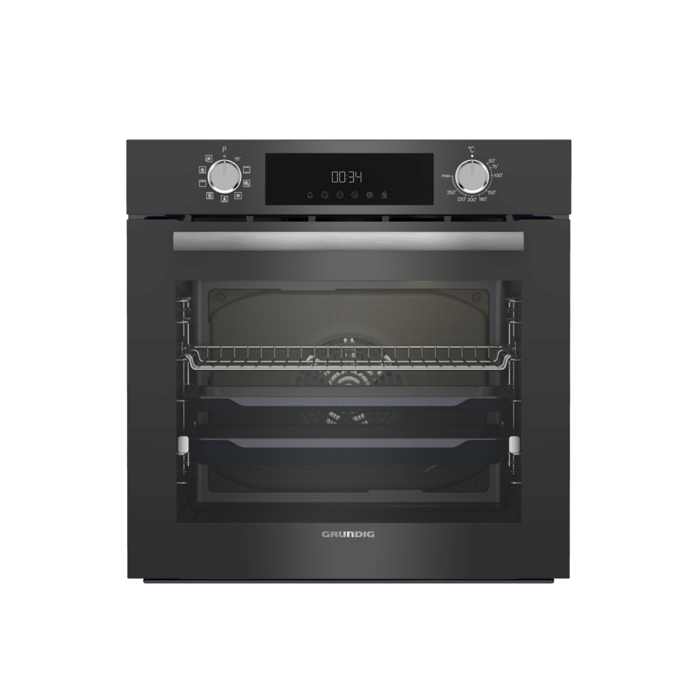 GEBM 12302ZG Grundig Ankastre Zara Grey Cam Fırın