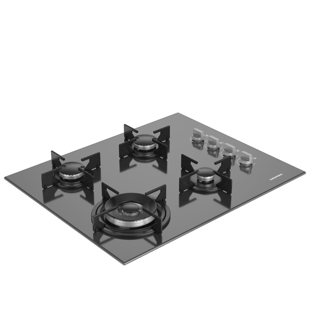 GIGL 622410 GR Grundig Ankastre 65cm Zara Grey Cam Ocak