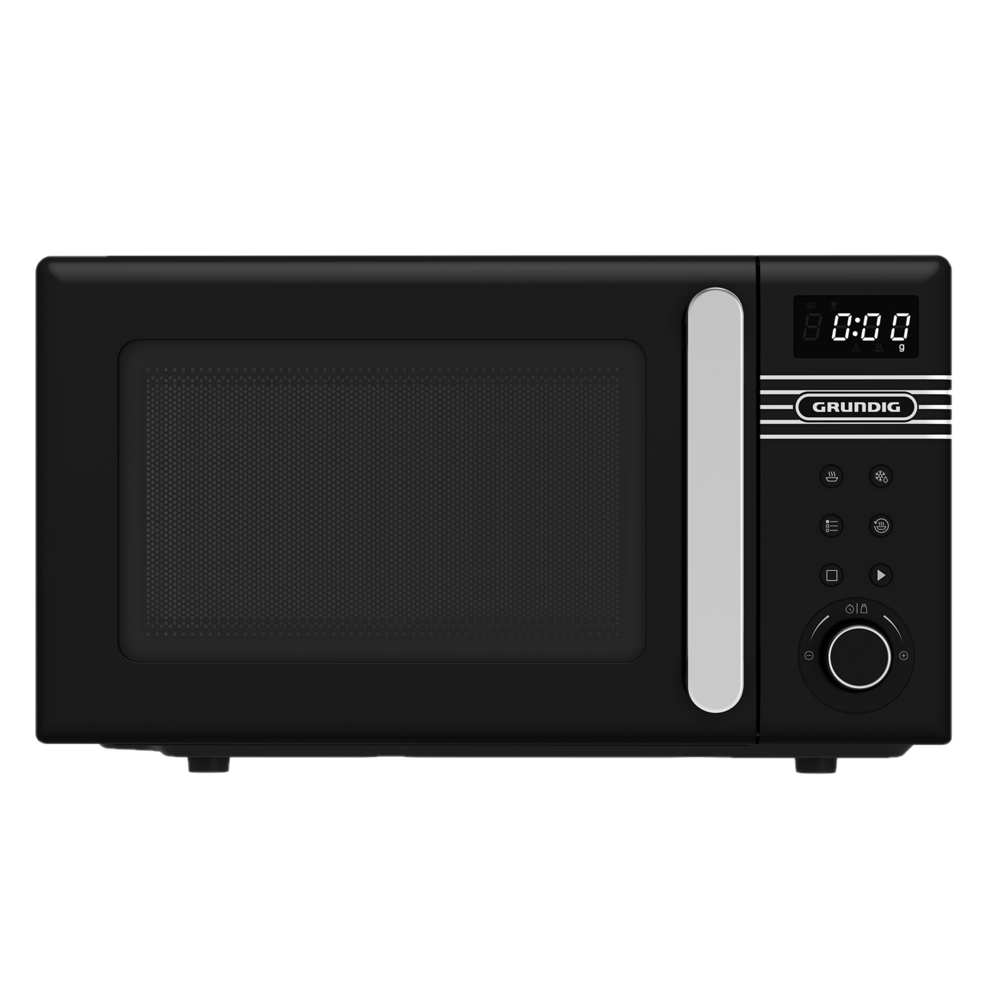 GMF 2120 BCL Grundig Retro Siyah Set Üstü Mikrodalga Fırın