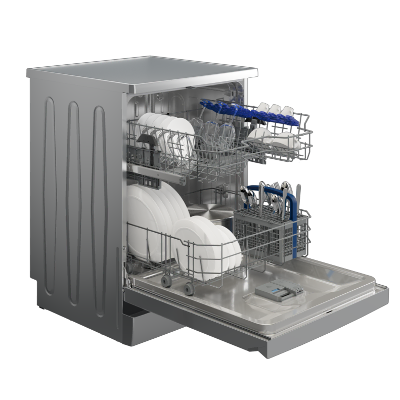 GPDF 5711 S Grundig 5 Program Silver Bulaşık Makinesi