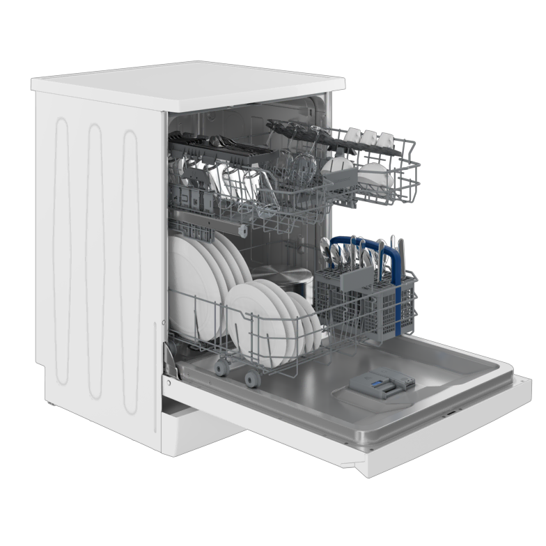 GPDF 6732 Grundig 6 Program Beyaz Bulaşık Makinesi