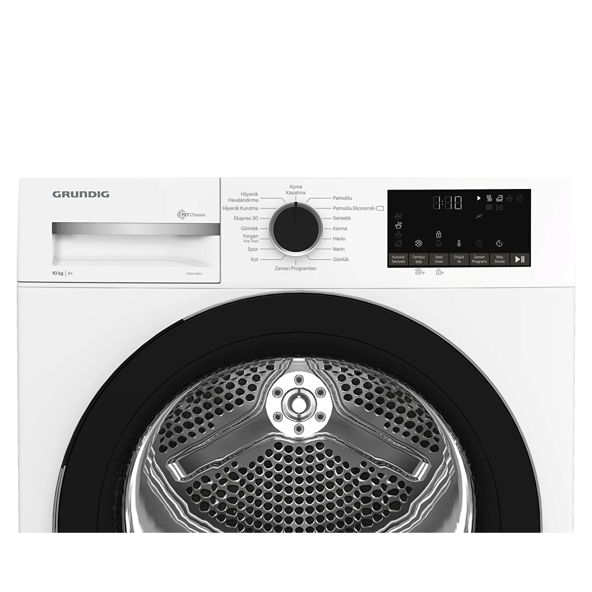 GPDH 10854 Grundig 10 Kg Isı Pompalı Beyaz Kurutma Makinesi