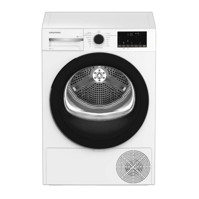 GPDH 9634 Grundig 9 Kg Isı Pompalı Beyaz Kurutma Makinesi