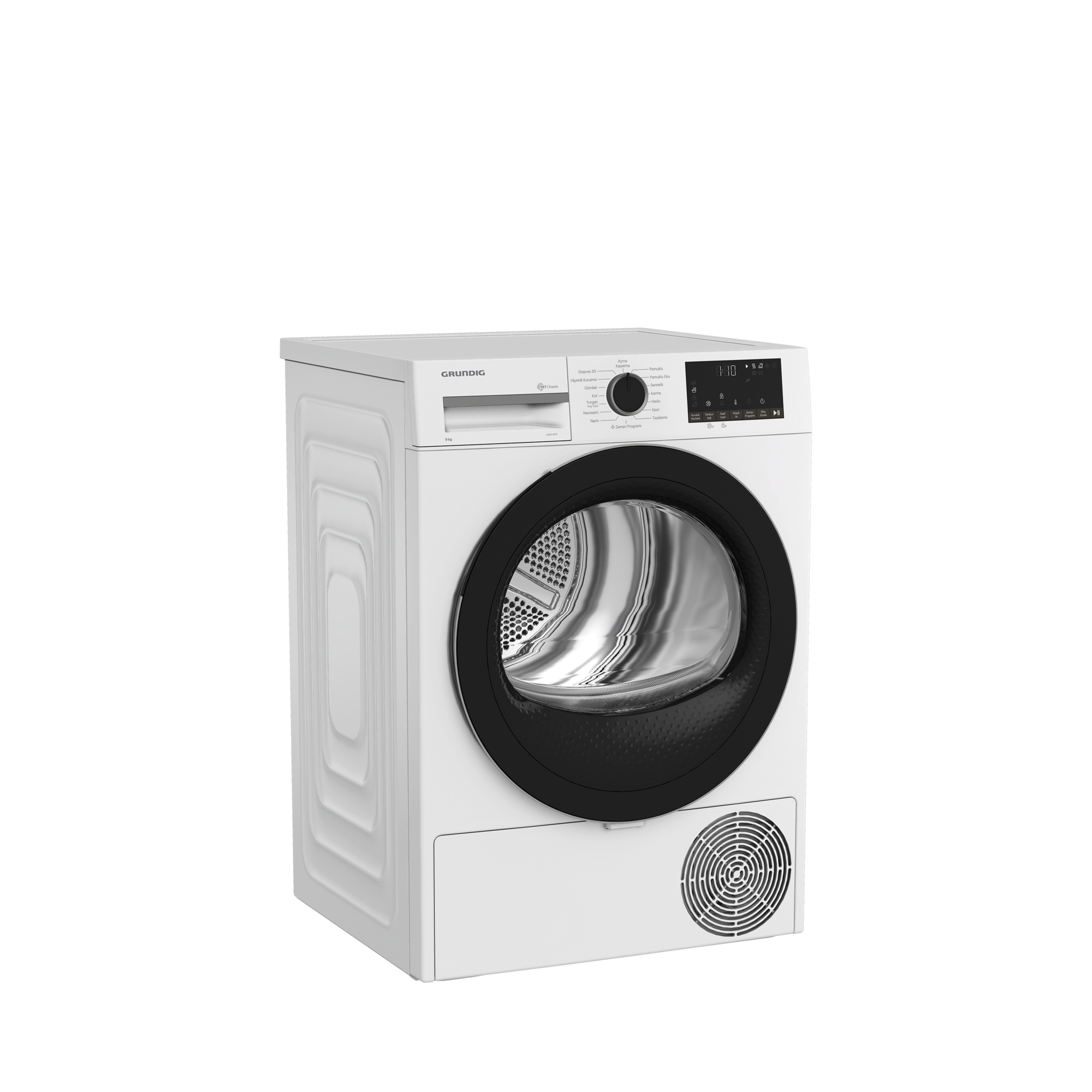 GPDH 9635 Grundig 9 Kg Isı Pompalı Beyaz Kurutma Makinesi