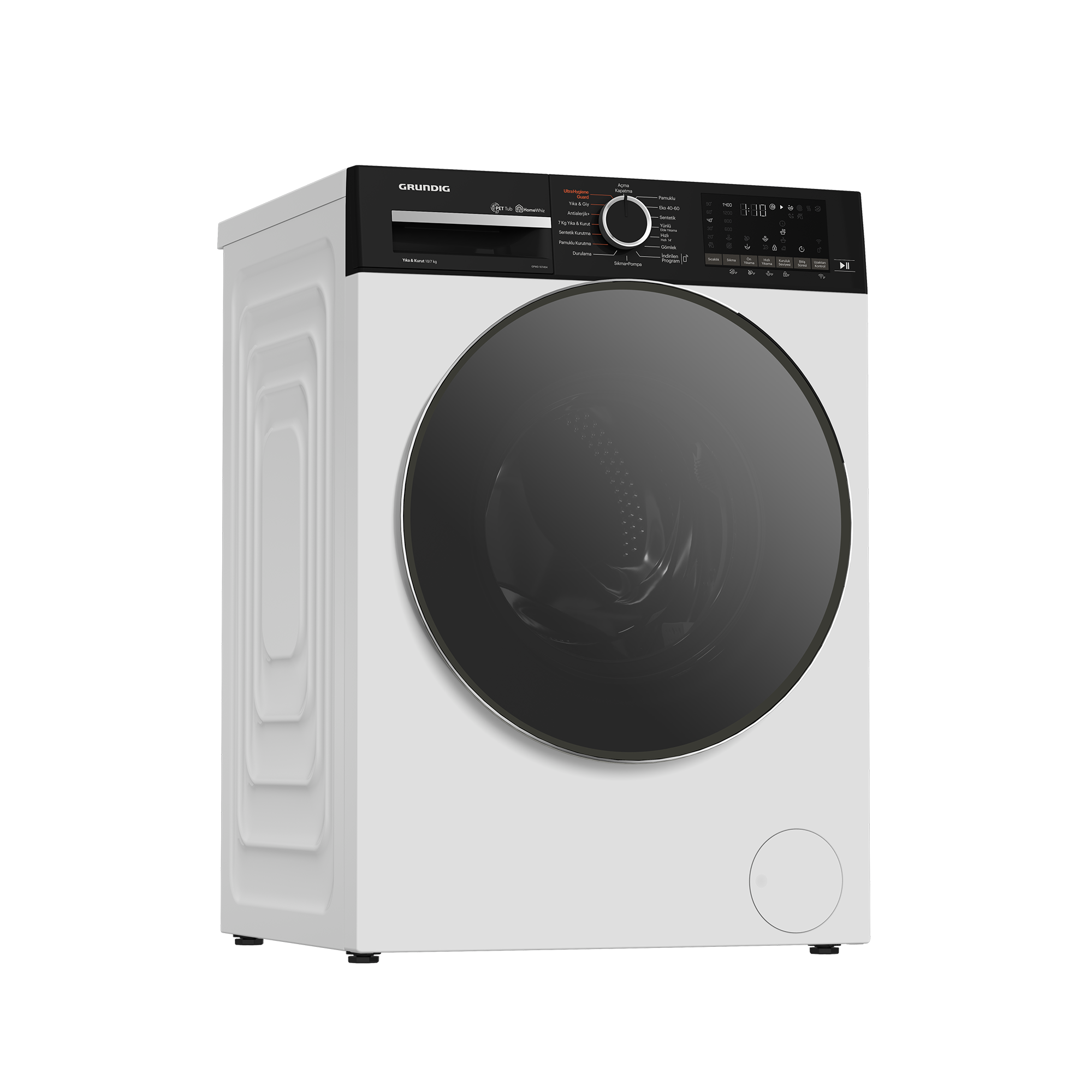GPWD 107454 Grundig 10 Kg / 7 Kg Yıka / Kurut Kurutmalı Çamaşır Makinesi