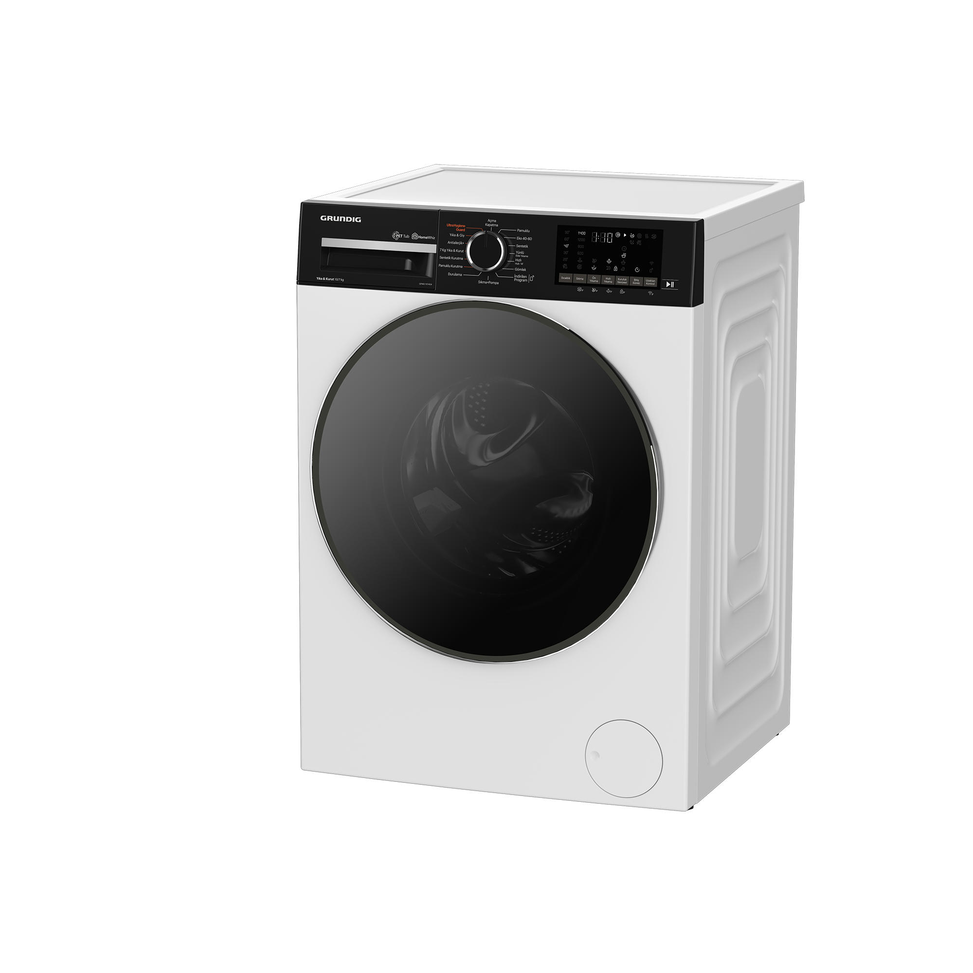 GPWD 107454 Grundig 10 Kg / 7 Kg Yıka / Kurut Kurutmalı Çamaşır Makinesi