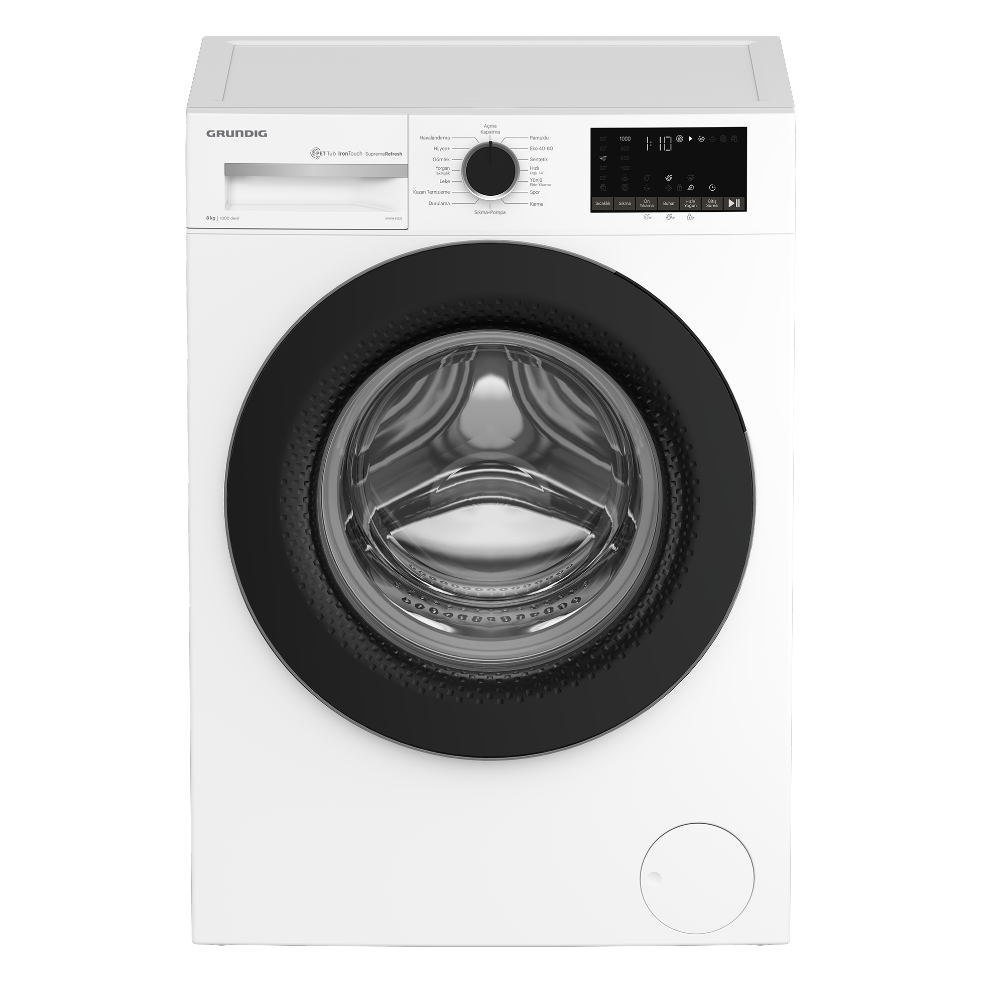 GPWM 81622 Grundig 8 Kg Inverter Motor Çamaşır Makinesi