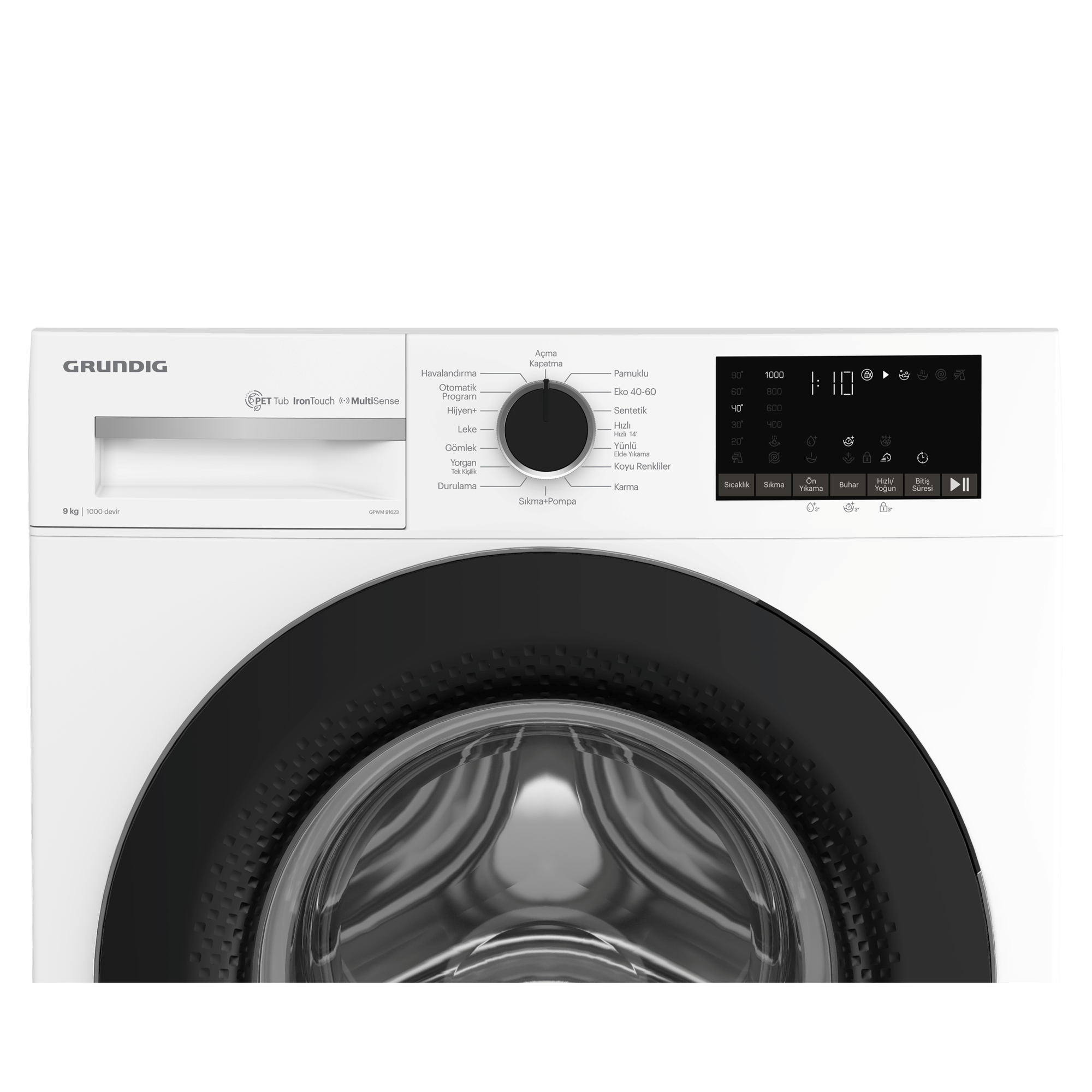 GPWM 91623 Grundig 9 Kg Inverter Motor Çamaşır Makinesi