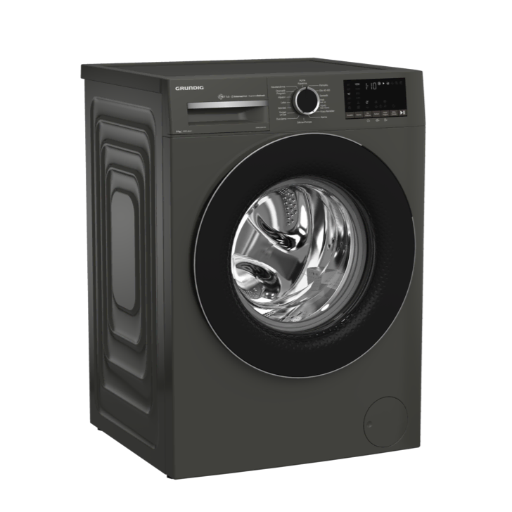 GPWM 92644 MG Grundig 9 Kg Inverter Motor Manhattan Gray Çamaşır Makinesi
