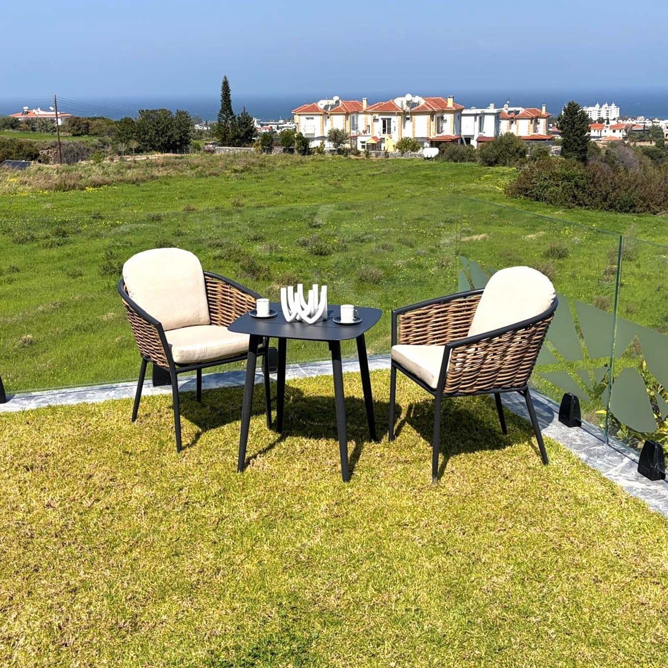 Havanna Bistro Set 1+1+S (Alüminyum + Örgü)