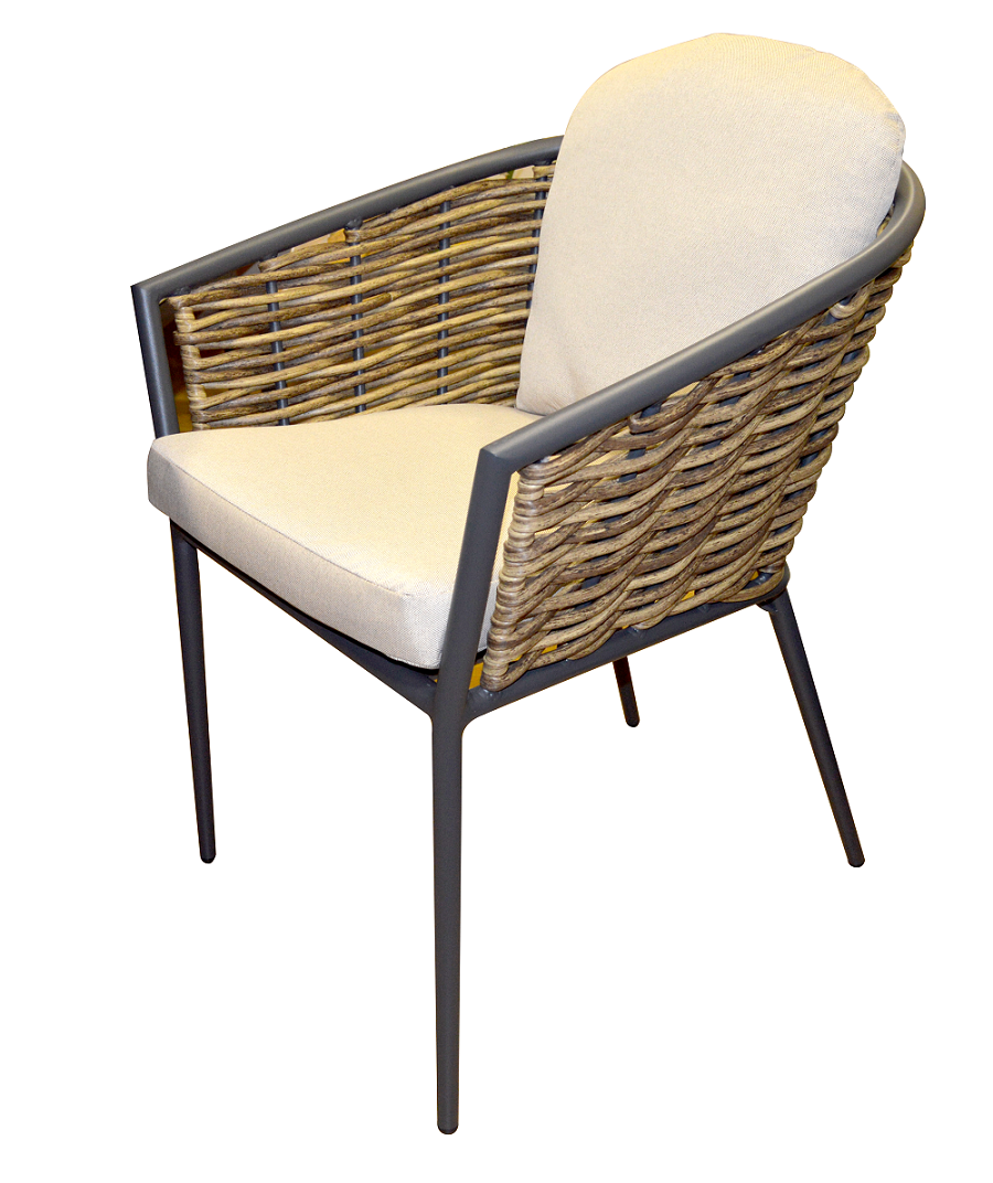 Havanna Dörtlü Dinning Alüminyum + Örgülü Set