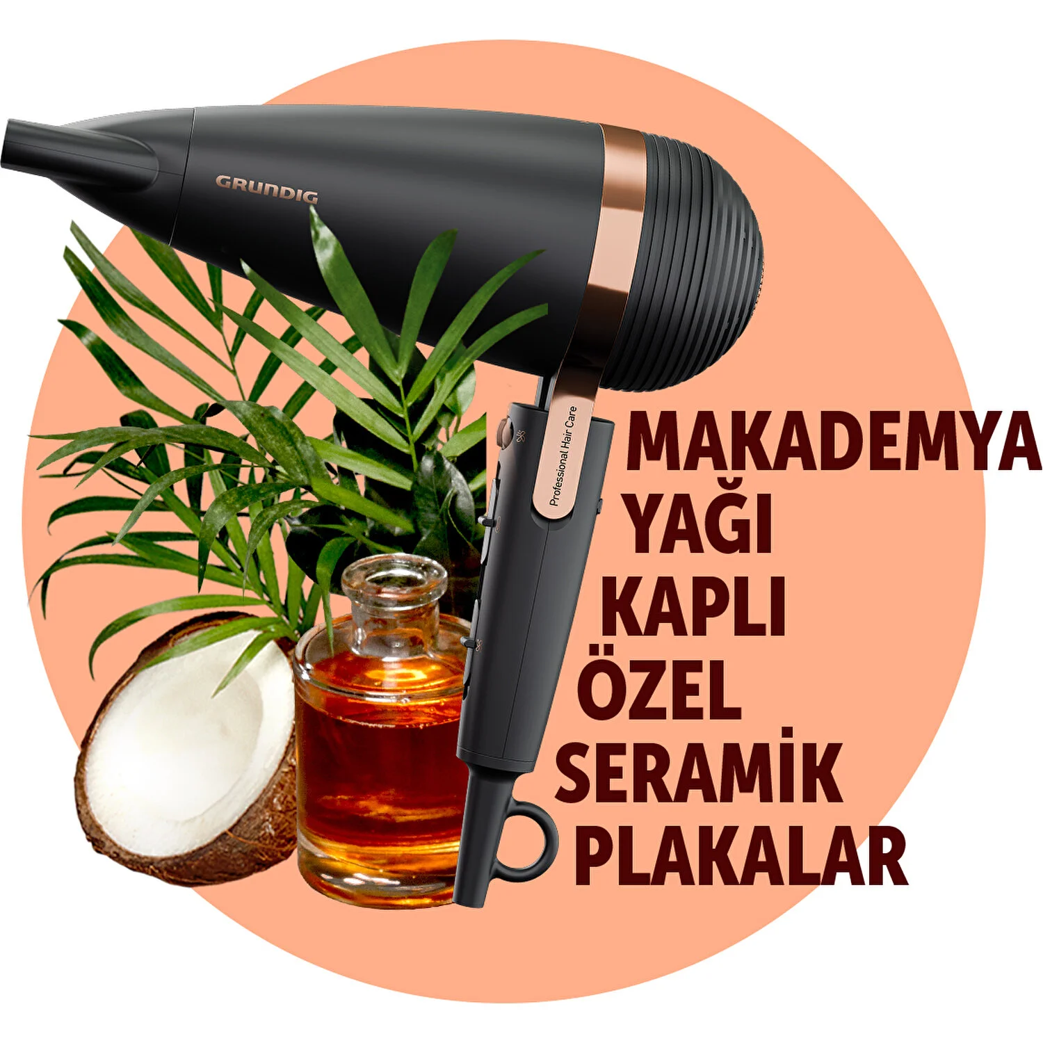 HD 8080 Grundig NaturaShine Saç Kurutma Makinesi