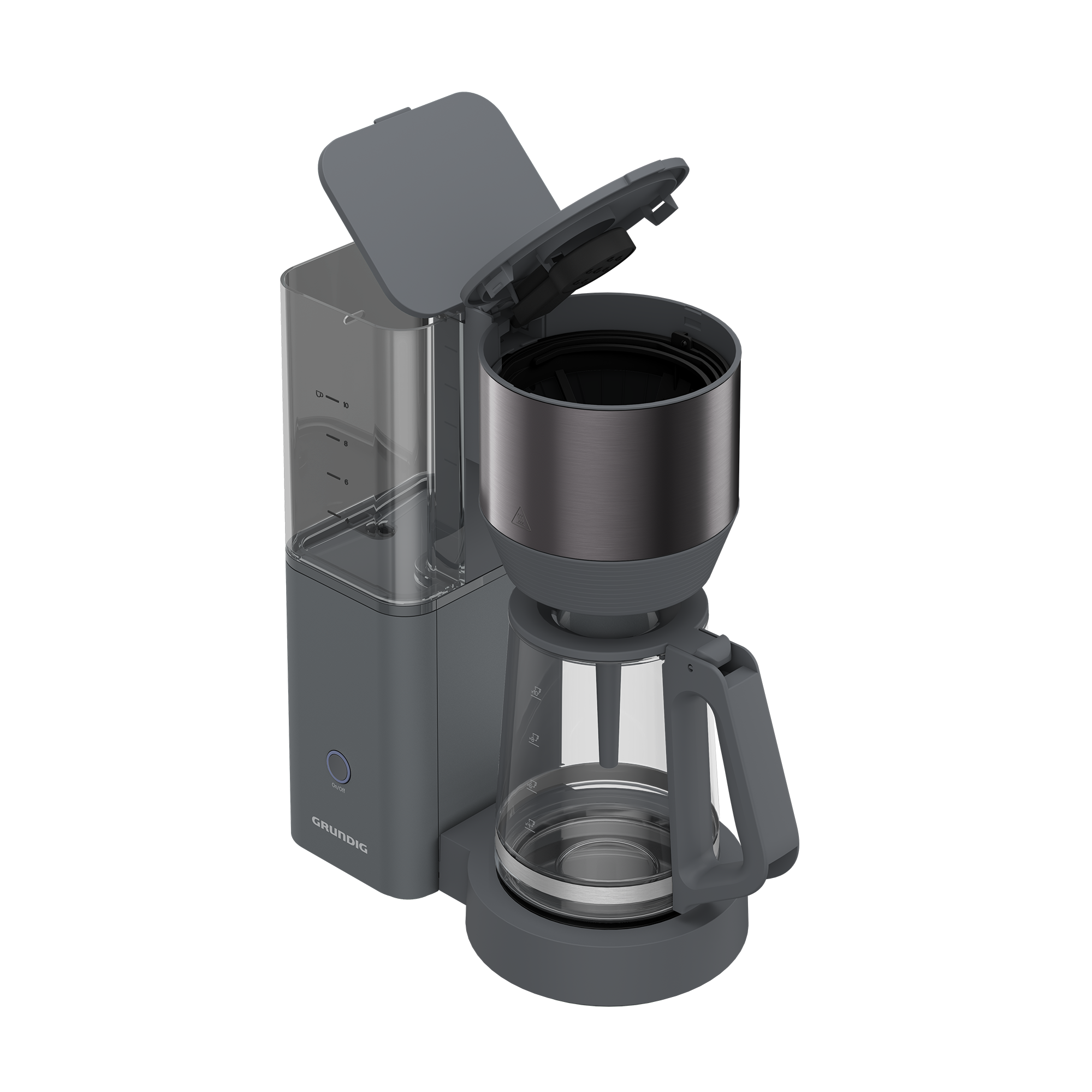 KM 7340 Grundig Dark Inox Filtre Kahve Makinesi