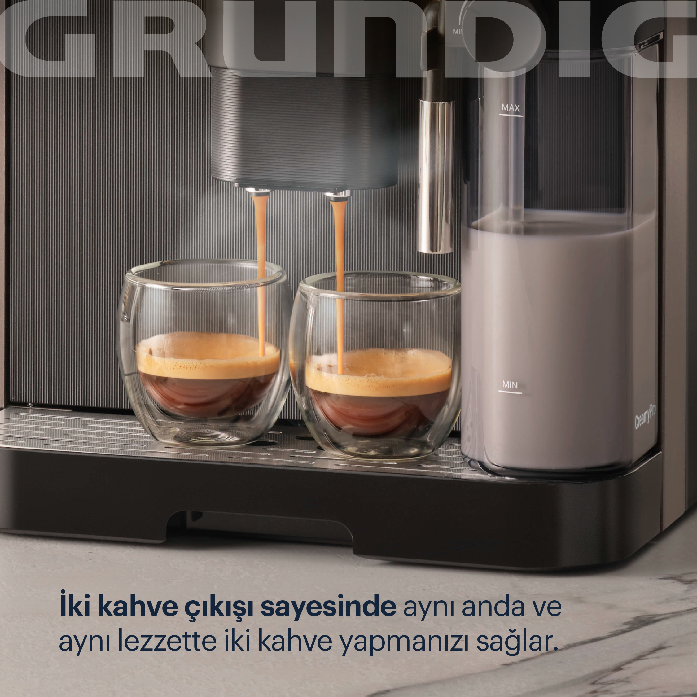KVA 7230 Grundig Delisia Tam Otomatik Espresso Kahve Makinesi