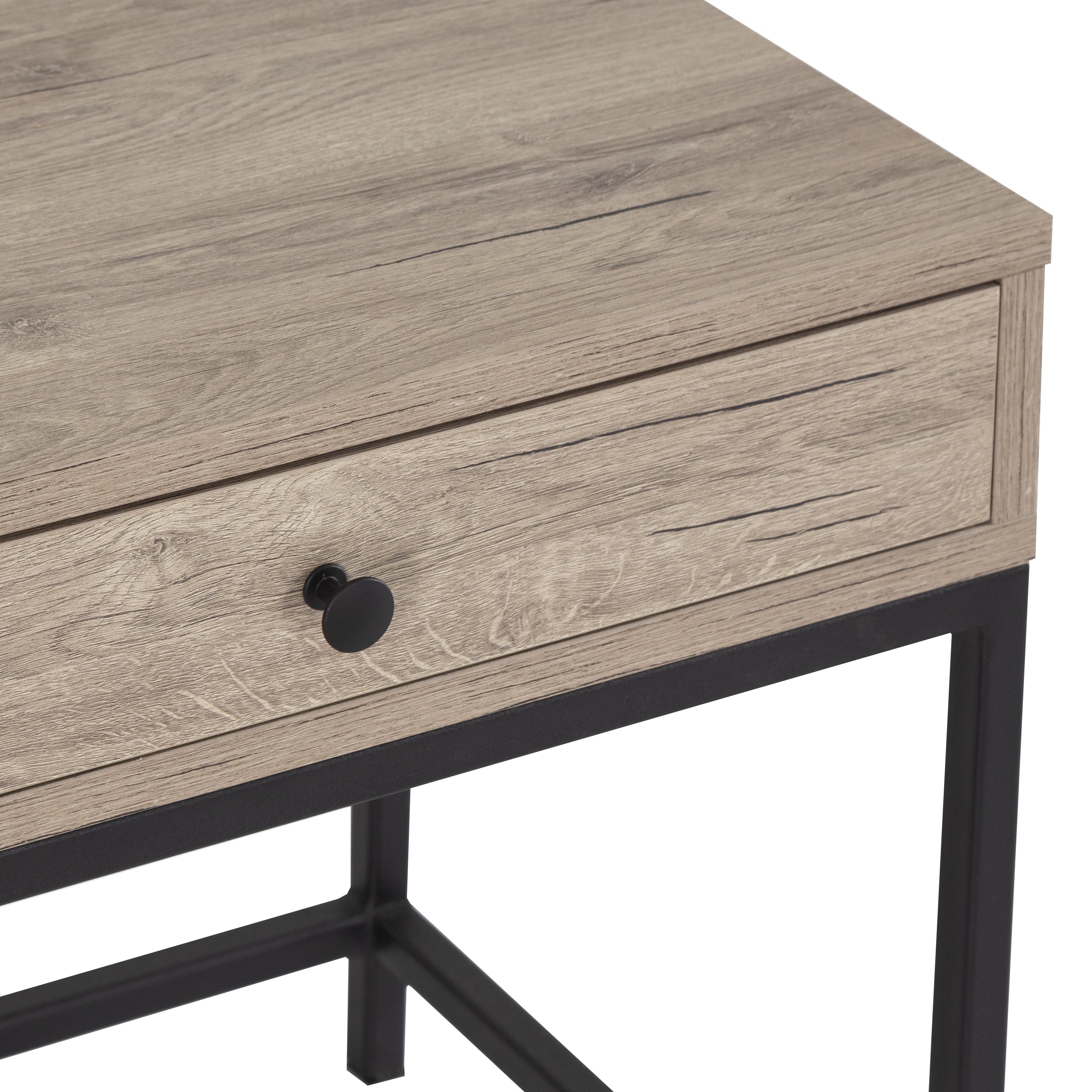 Lara Çekmeceli Dikdörtgen Köşe Sehpa 55x40x55cm