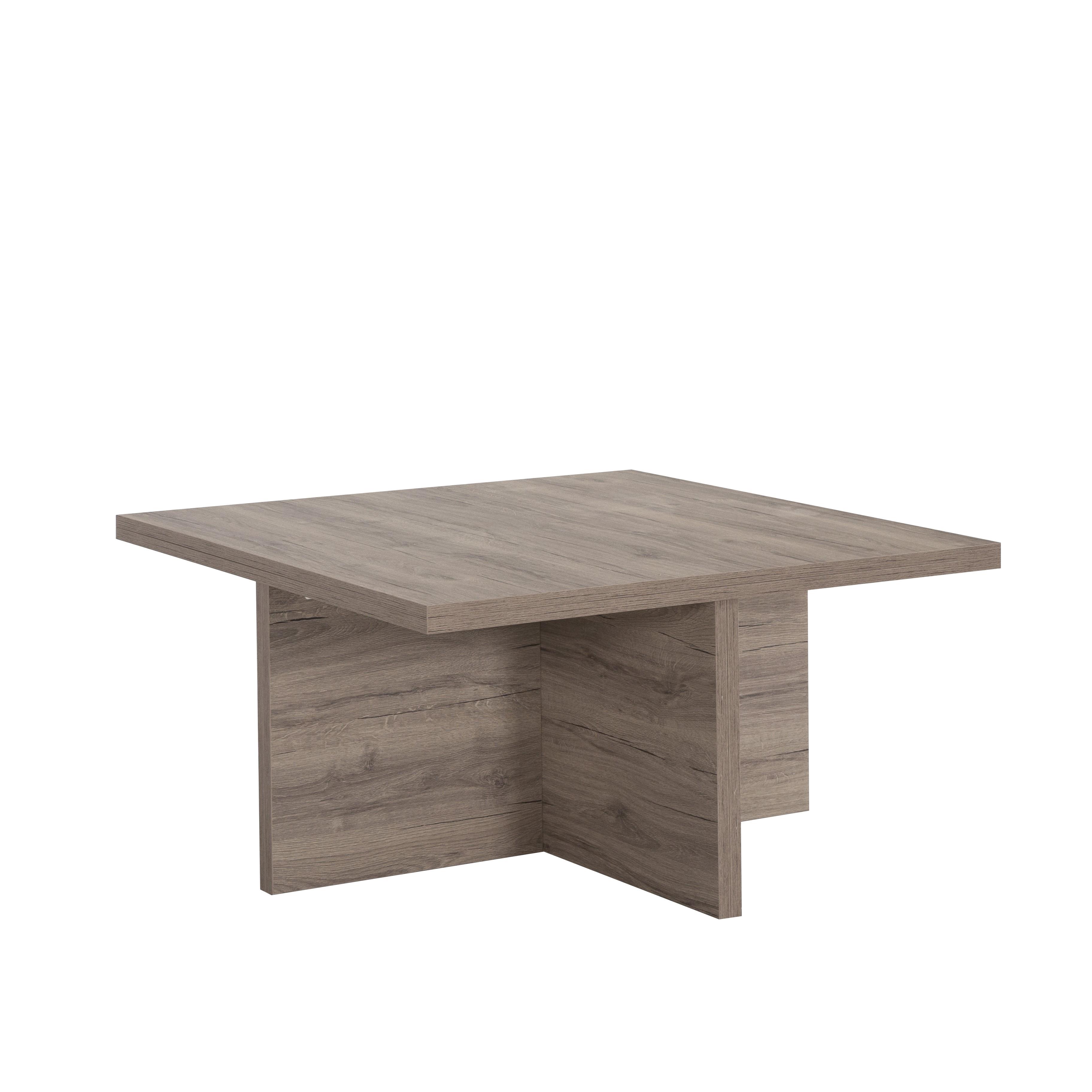 Madrid Puflu Kare Orta Sehpa 90x90x48cm