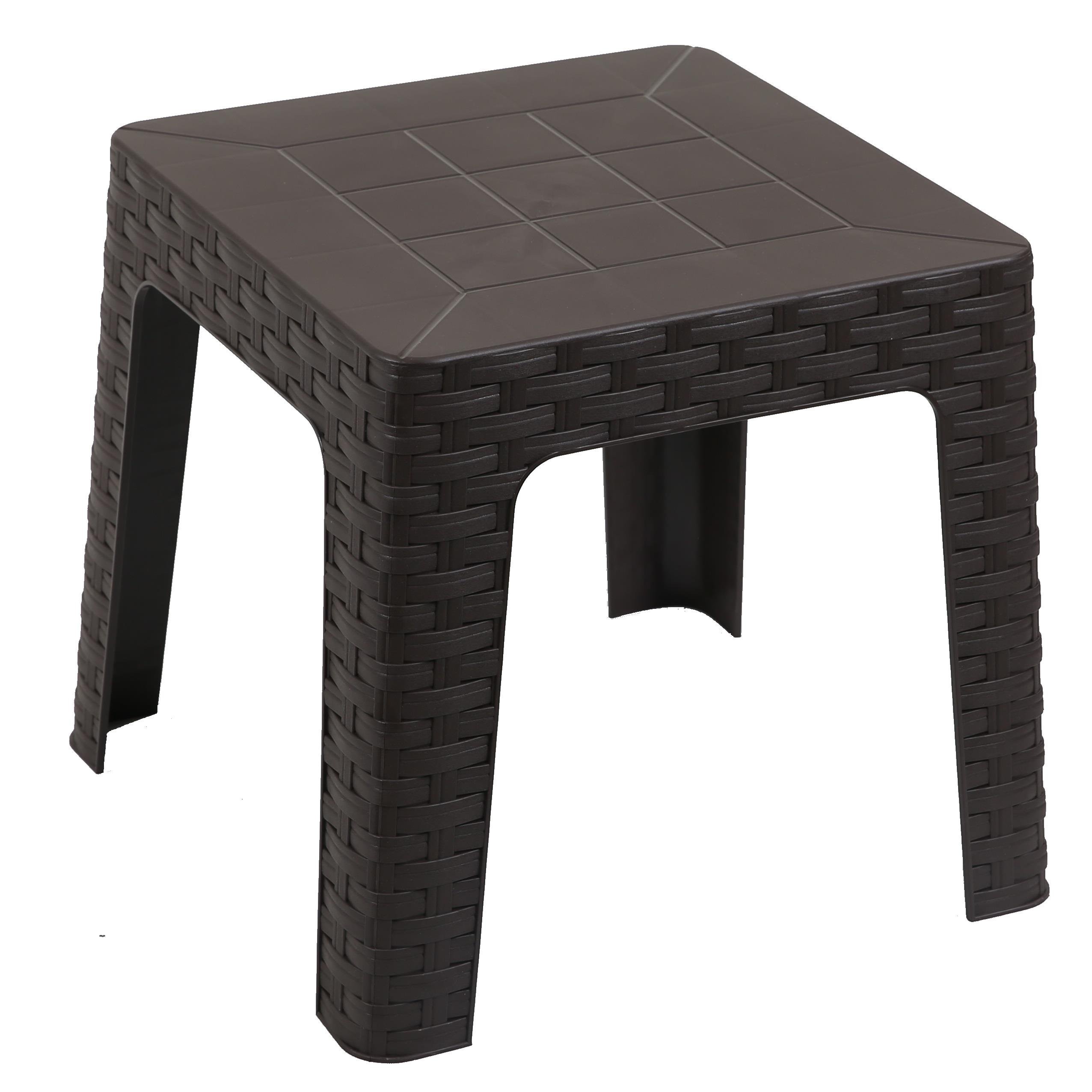 Monaco Starlux Rattan Sehpa Kahve