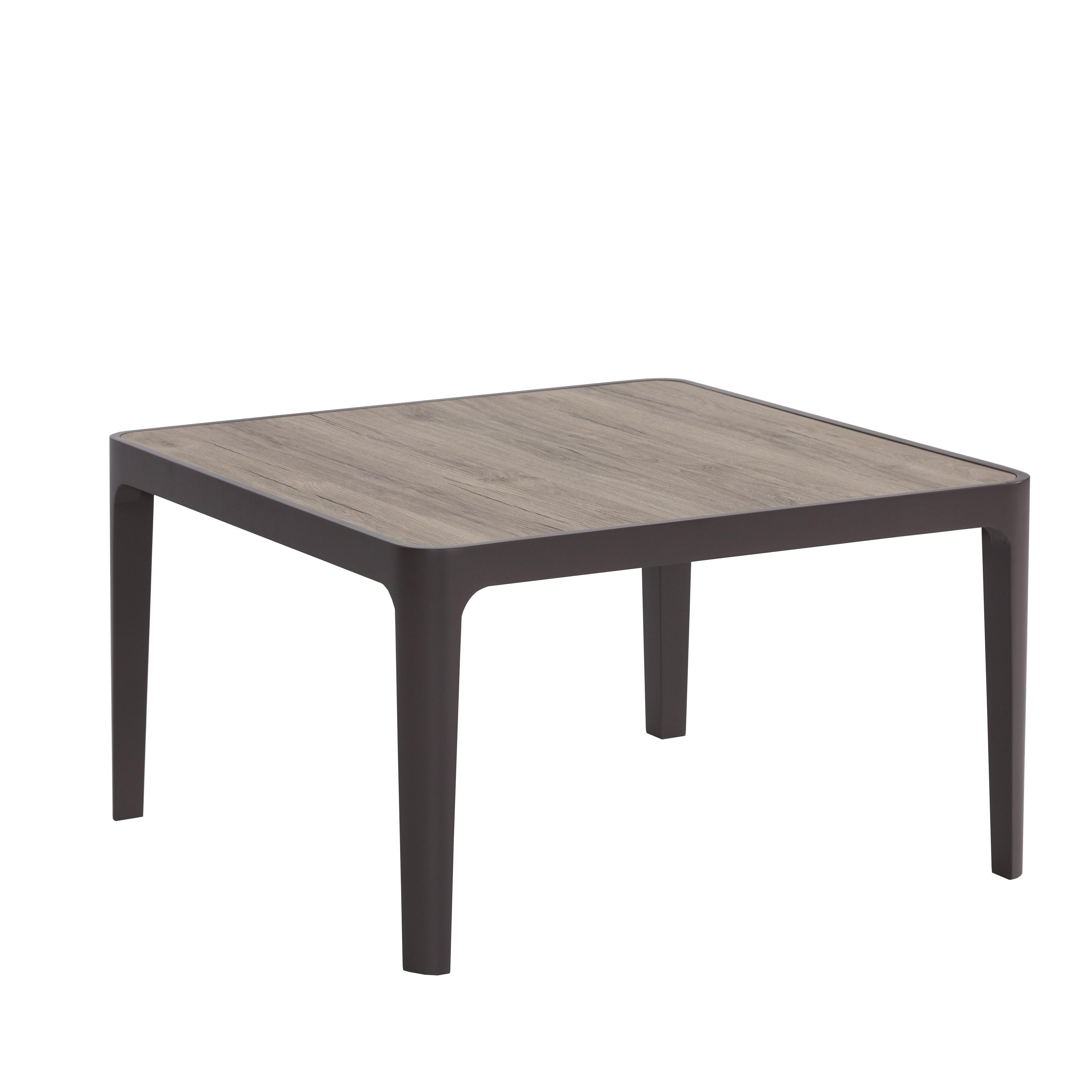 Nichole Ahşap Ayaklı Orta Sehpa 75x75x43cm