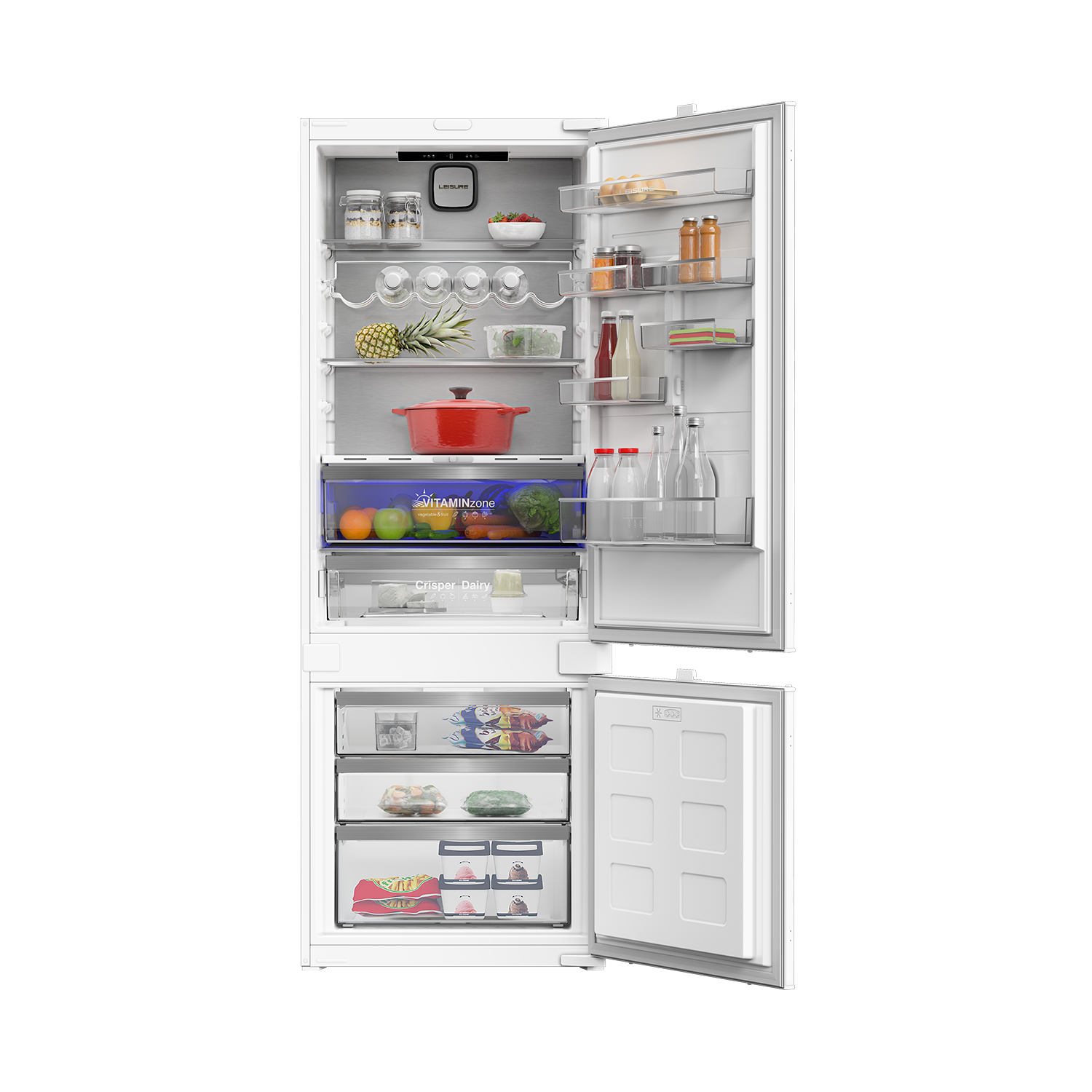 PBZL 9370 Leisure Tam Ankastre Net 370Lt. Buzdolabı