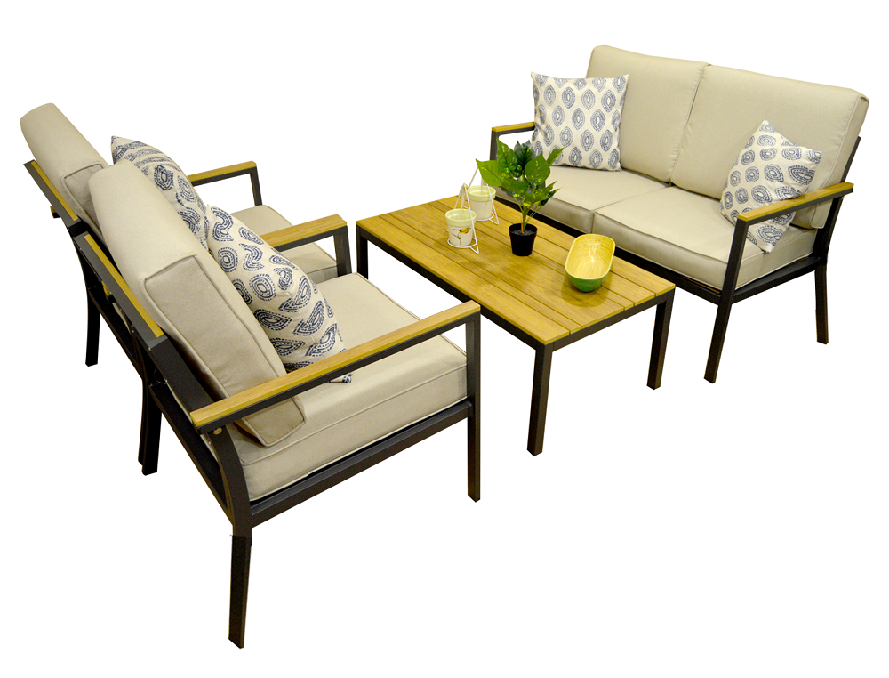 Provence İkili Lounge Alüminyum Set