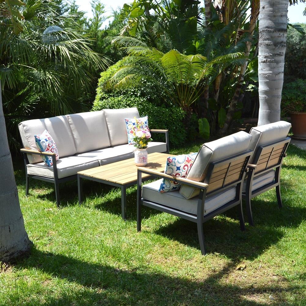 Provence Üçlü Lounge Alüminyum Set