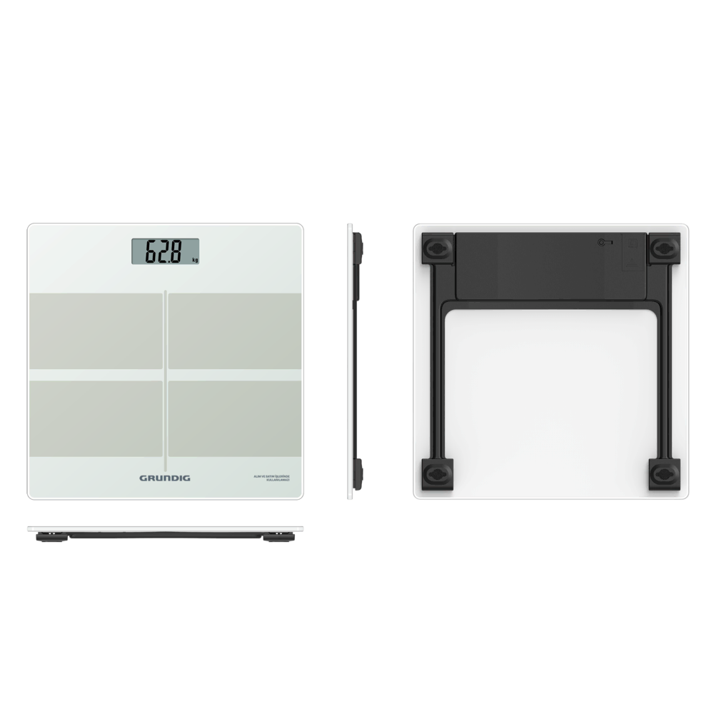 PS 3611 Grundig Beyaz Dijital Tartı