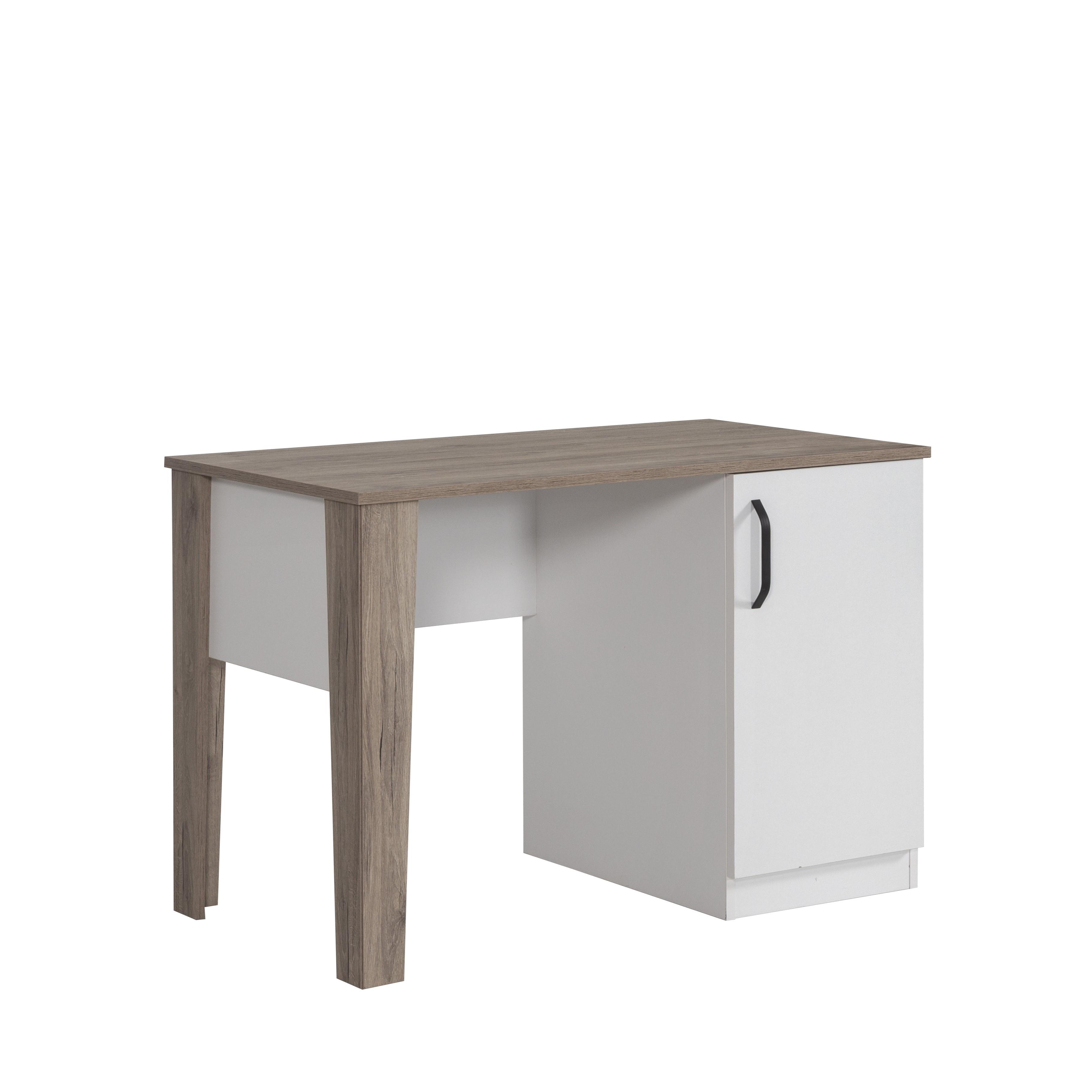 RIVA.CLMS Riva Dolap Bölmeli Çalışma Masası 110x60cm