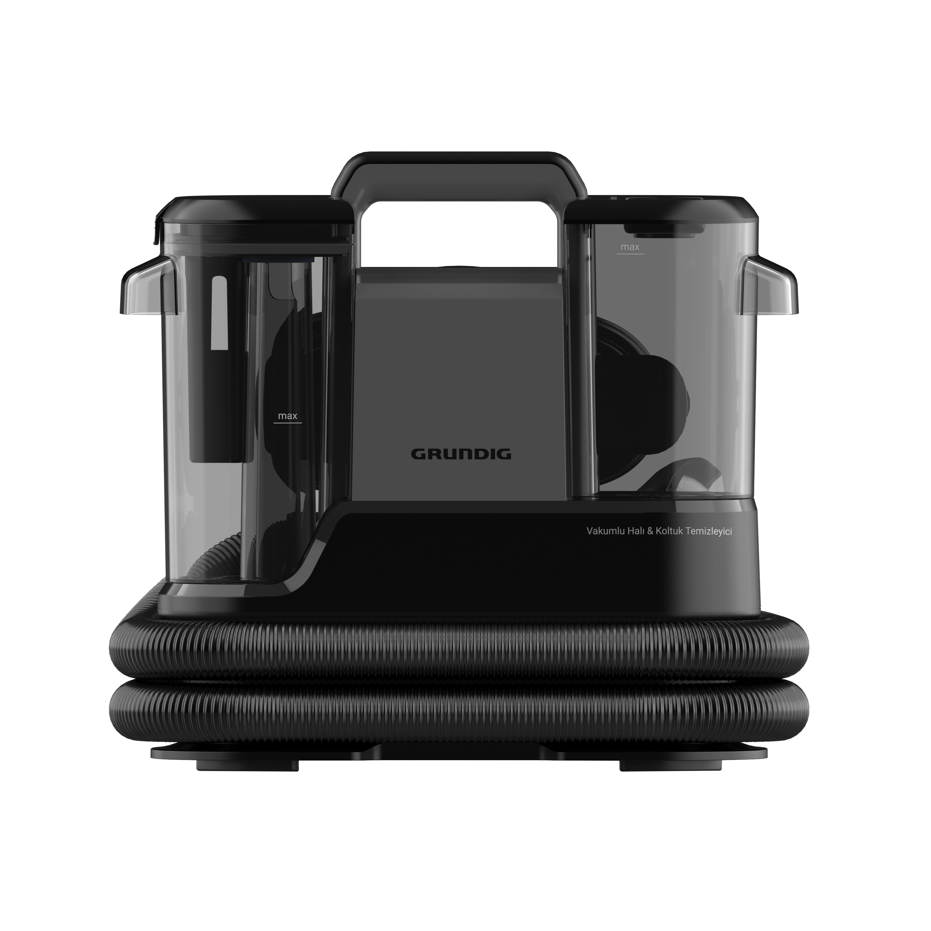 SVC 1585 Grundig Vakumlu Halı & Koltuk Temizleyici (Ayakkabı ve Cam/Fayans Temizleme Aparatlı) Siyah