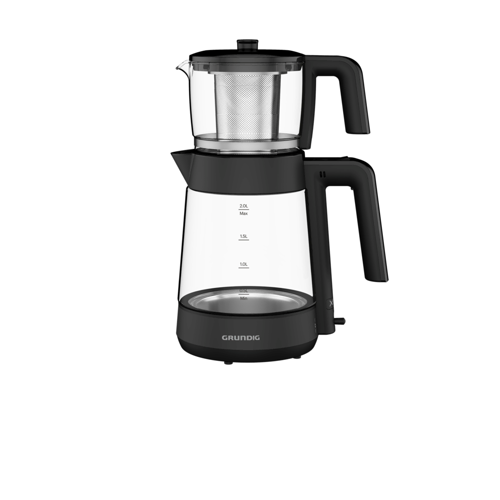 TM 4587 G Grundig XXL Cam Demlikli Siyah / Antrasit Çay Makinesi