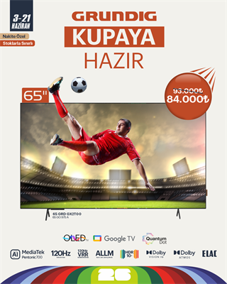65 inch Grundig AI Google OLed TV 120Hz VRR (4K@120Hz) / 65GRD-GX2T00 (65 GO 975A)