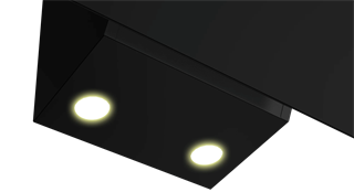 GDS 2440 B Grundig Siyah Y Tipi Cam Davlumbaz