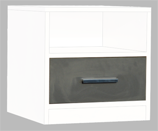 Vega Komodin 2 Çekmece 45x45x45cm