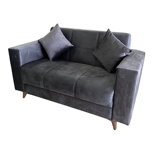 Linda İkili Çekyat Koltuk Antrasit JAG 51