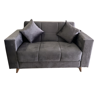 Linda İkili Çekyat Koltuk Antrasit JAG 51