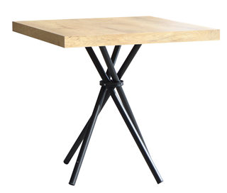 Mia Yemek Masası Cross Ayak 80x80x75cm