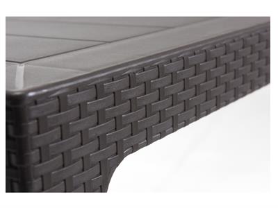 Arizona Starlux Camsız Antrasit Masa, 80x140