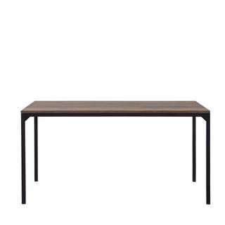 Astor Metal Ayaklı Ahşap Tablalı Yemek Masası