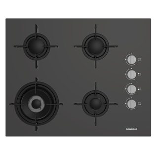 GIGL 622410 GR Grundig Ankastre 65cm Zara Grey Cam Ocak