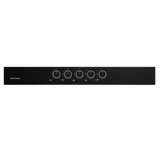 GIGL 7235250 Grundig Ankastre 75cm 5 Gözlü (1 Wox + 4 Gaz) Siyah Cam Ocak