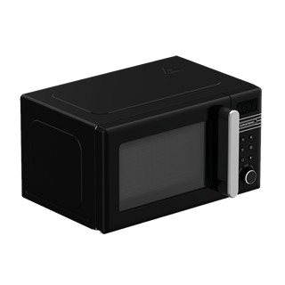 GMF 2120 BCL Grundig Retro Siyah Set Üstü Mikrodalga Fırın