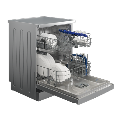 GPDF 5711 S Grundig 5 Program Silver Bulaşık Makinesi